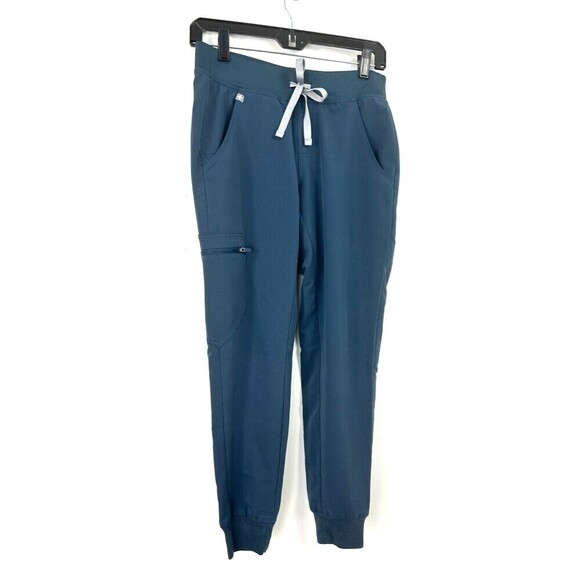 Figs Zamora Jogger Scrub Pants Womens Size XS Technical Collection Blue 1107H4 - Picture 2 of 8